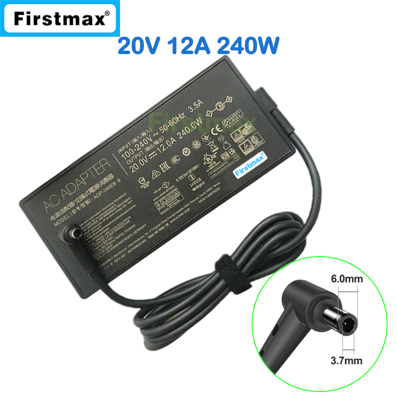Pc Gaming Asus - 20V 12A 240W AC Adapter for