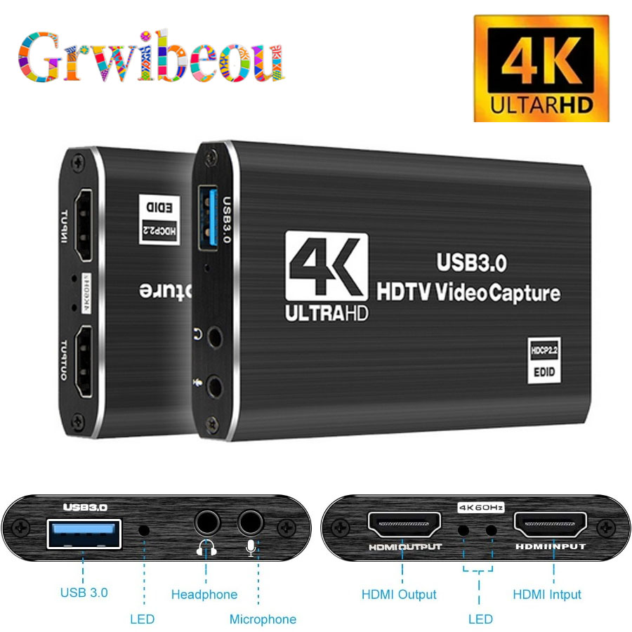 Sound Card Usb - 4K USB 3.0 Video Capture Card