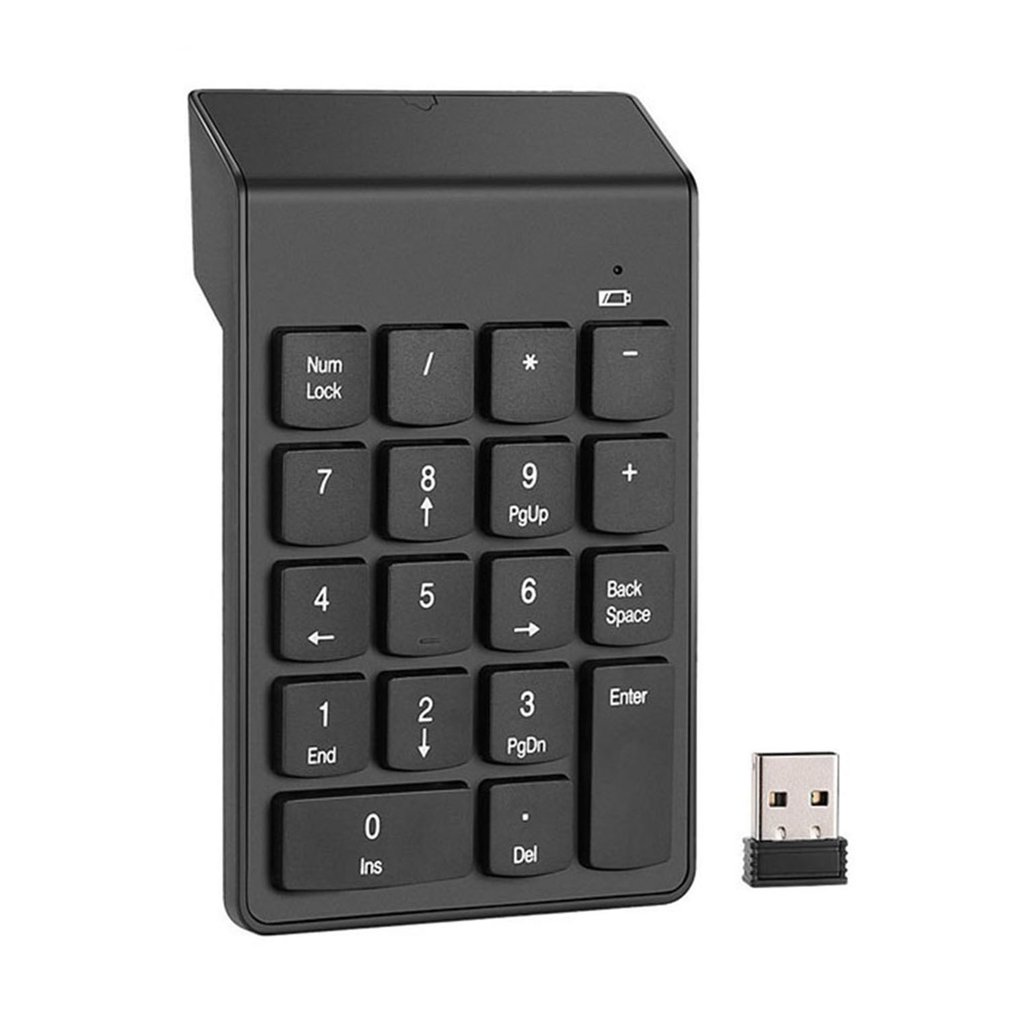 Pc Gaming Entry - 18‑Keys 2.4G Wireless Numeric Keypad Mini