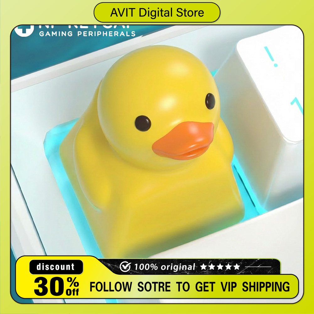 Pc Gaming Yellow - Little Yellow Duck Keyboard Keycap for
