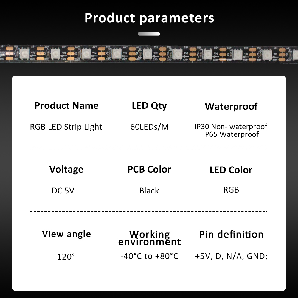 WS2812B 5V 3Pin ARGB LED Strip - Pc Gaming Asus ulasan dan harga