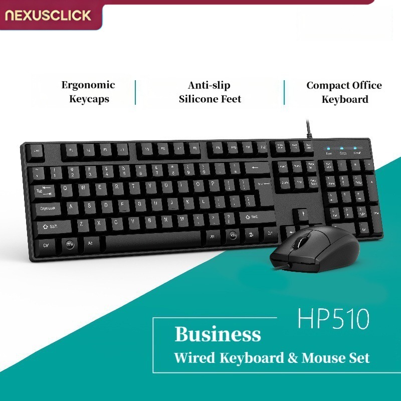 NexusClick Wired Desktop Keybo - Pc Gaming All In One ulasan dan harga