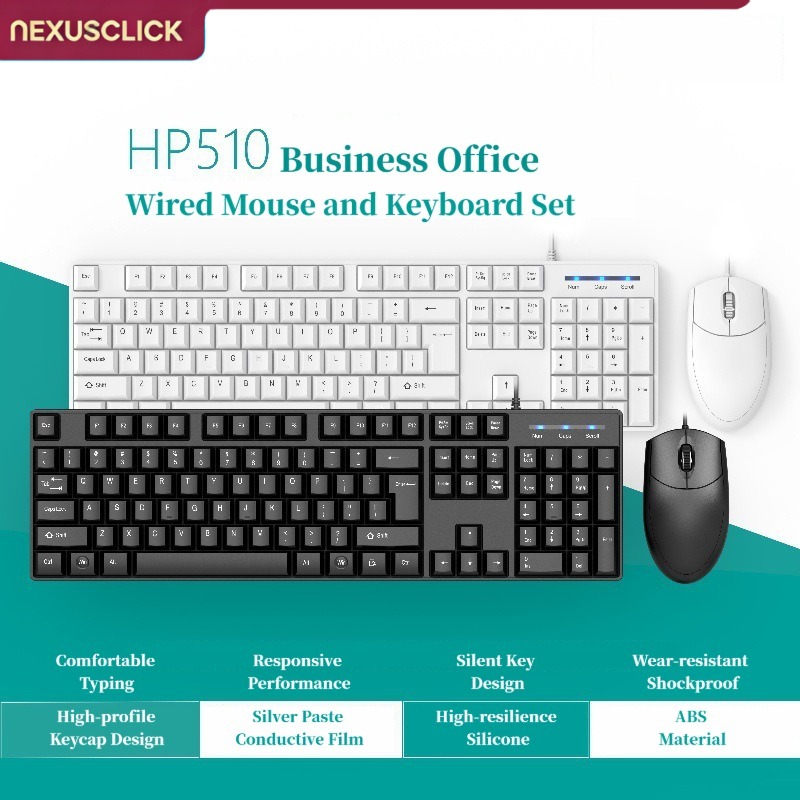 NexusClick Wired Desktop Keybo - Pc Gaming All In One ulasan dan harga