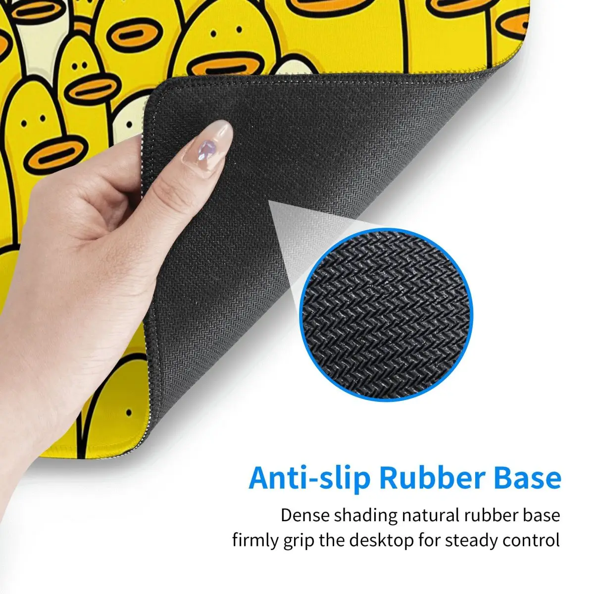 Large Mouse Pad Cartoon Yellow - Pc Gaming Yellow ulasan dan harga