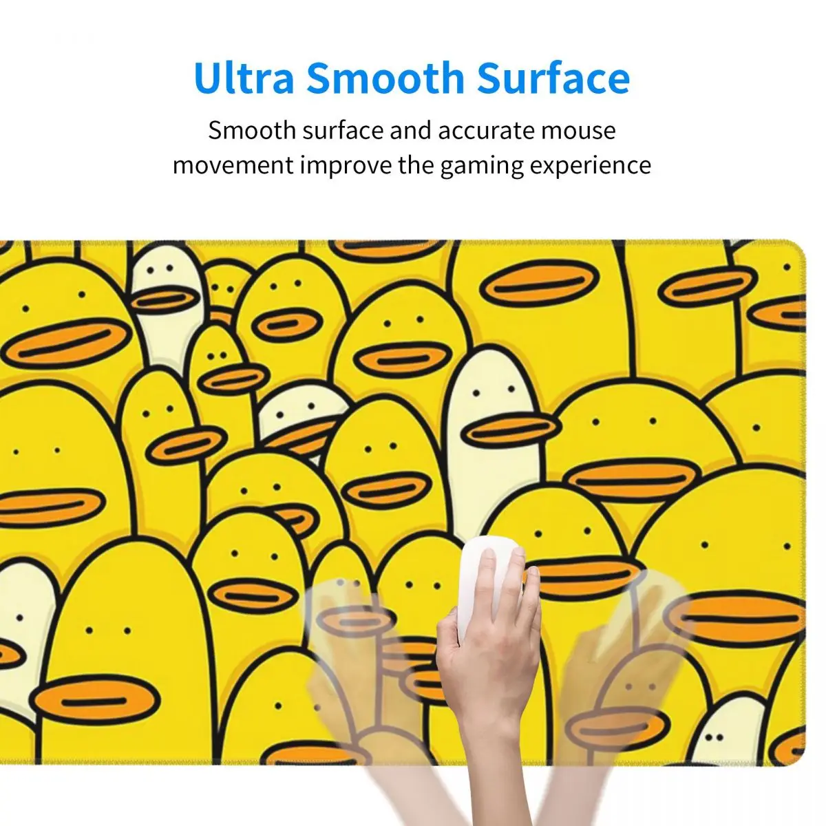 Large Mouse Pad Cartoon Yellow - Pc Gaming Yellow ulasan dan harga