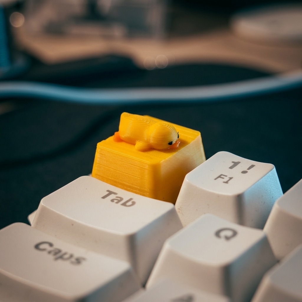 A little yellow duck lying dow - Pc Gaming Yellow ulasan dan harga