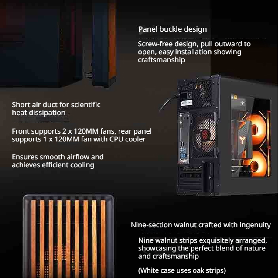 WJCOOLMAN Craftsman 3 MTAX/ITX - Pc Gaming Dell ulasan dan harga
