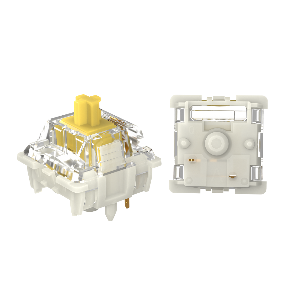 Gateron White Yellow Silver Pr - Pc Gaming Yellow ulasan dan harga