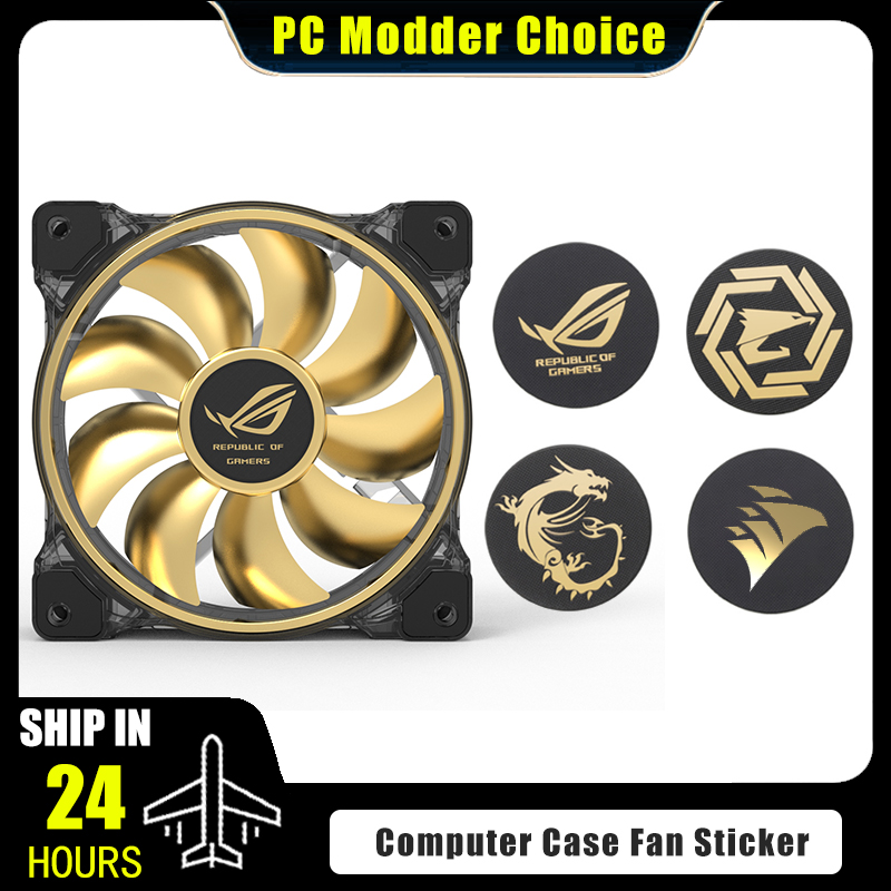 Computer Case Fan Logo Sticker - Pc Gaming Upgrades ulasan dan harga
