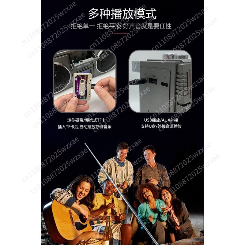 Retro Bluetooth Speaker Stereo - Sound Card Usb ulasan dan harga