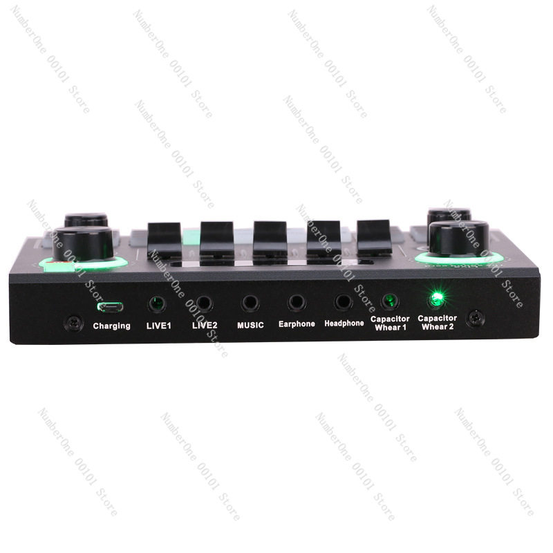 V9 Sound Card Microphone Set U - Sound Card Usb ulasan dan harga