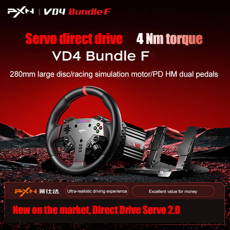 PXN V4D Bundle Racing Wheel 4N - Pc Gaming Entry ulasan dan harga