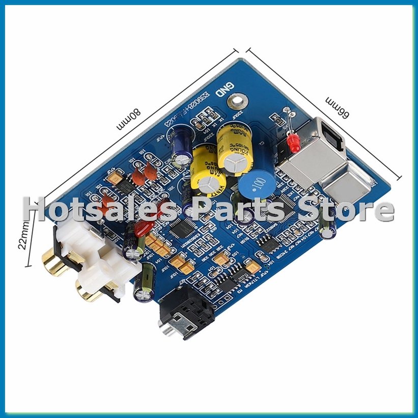MIni USB Decoder Board ES9028K - Sound Card Usb ulasan dan harga