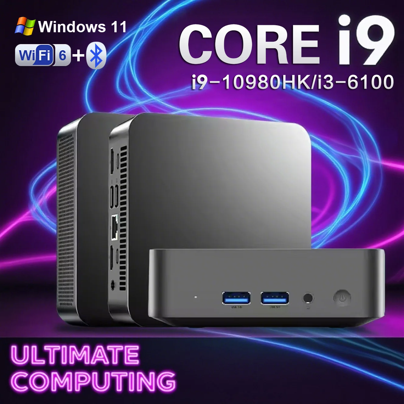 High Speed Mini Desktop PC Win - Pc Gaming All In One ulasan dan harga