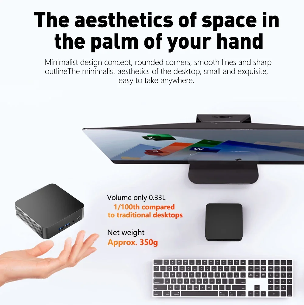 High Speed Mini Desktop PC Win - Pc Gaming All In One ulasan dan harga