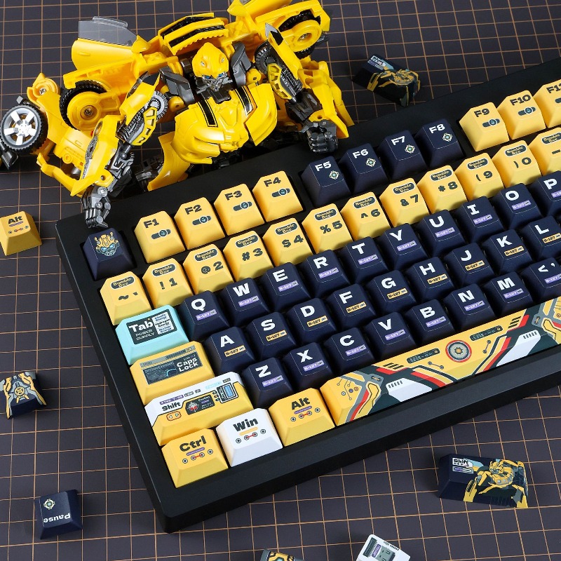 Yellow Bee Robot Theme Custom  - Pc Gaming Yellow ulasan dan harga