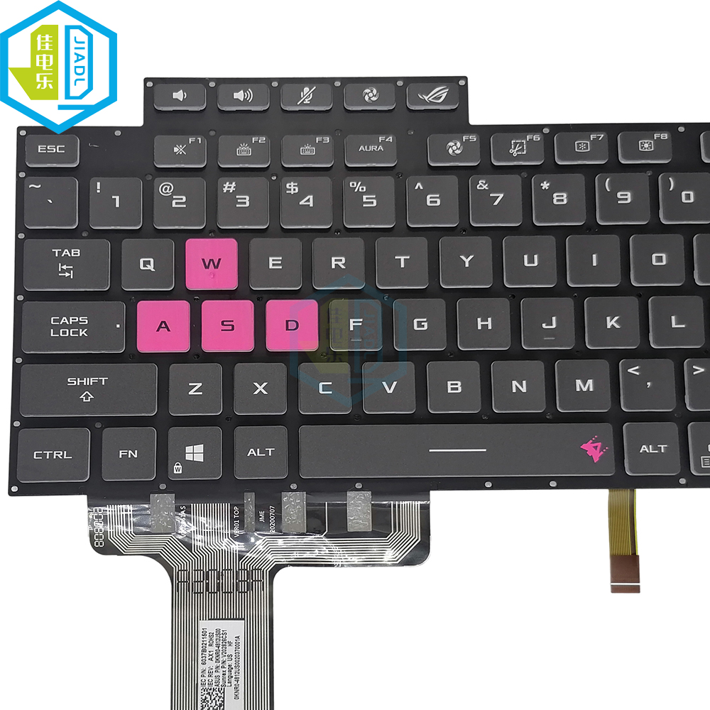 US English LA Latin RGB Backli - Pc Gaming Asus ulasan dan harga